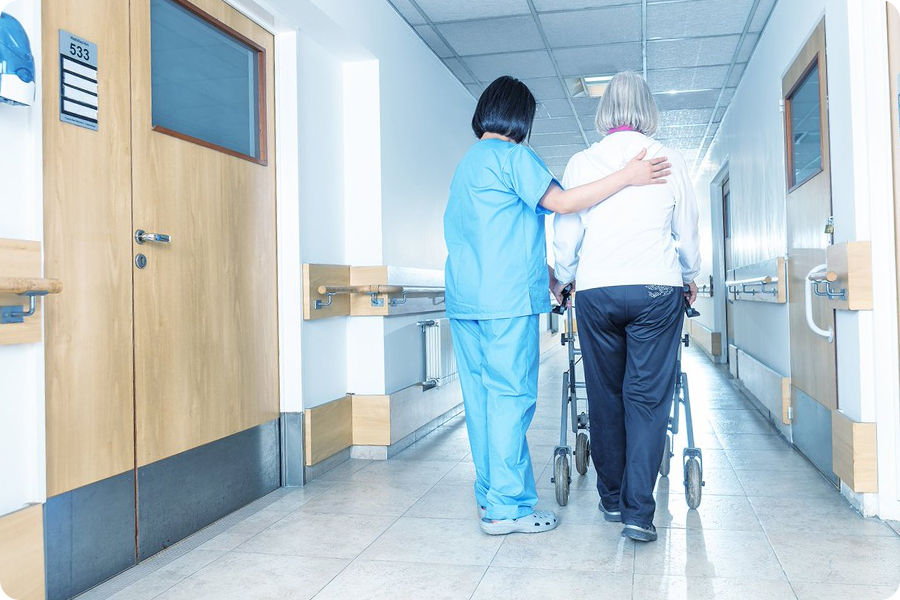 Commercial or institutional use: such as hospitals, nursing homes, rehabilitation centers, etc.