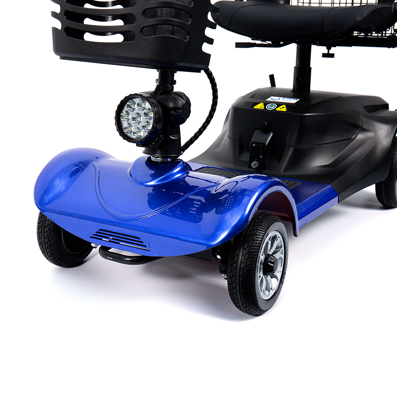 YL-08S Heavy-Duty 4 Wheel Folding Mobility Scooter with 12°Climbing Capacity