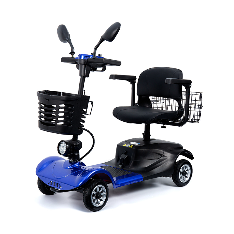 YL-08S Heavy-Duty 4 Wheel Folding Mobility Scooter with 12°Climbing Capacity