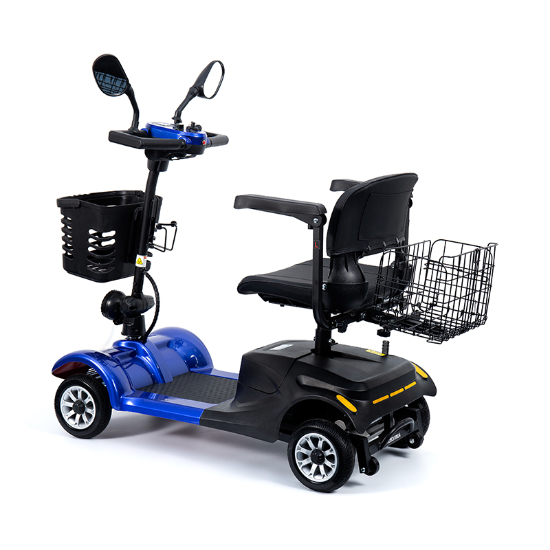 YL-08S Heavy-Duty 4 Wheel Folding Mobility Scooter with 12°Climbing Capacity