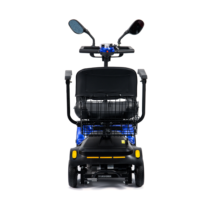 YL-08S Heavy-Duty 4 Wheel Folding Mobility Scooter with 12°Climbing Capacity
