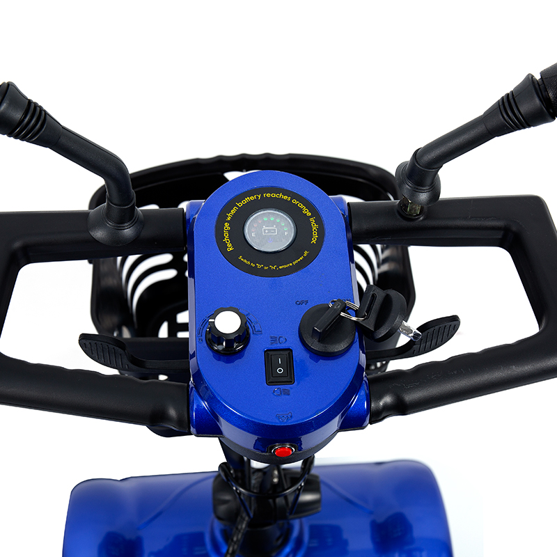 YL-08S Heavy-Duty 4 Wheel Folding Mobility Scooter with 12°Climbing Capacity