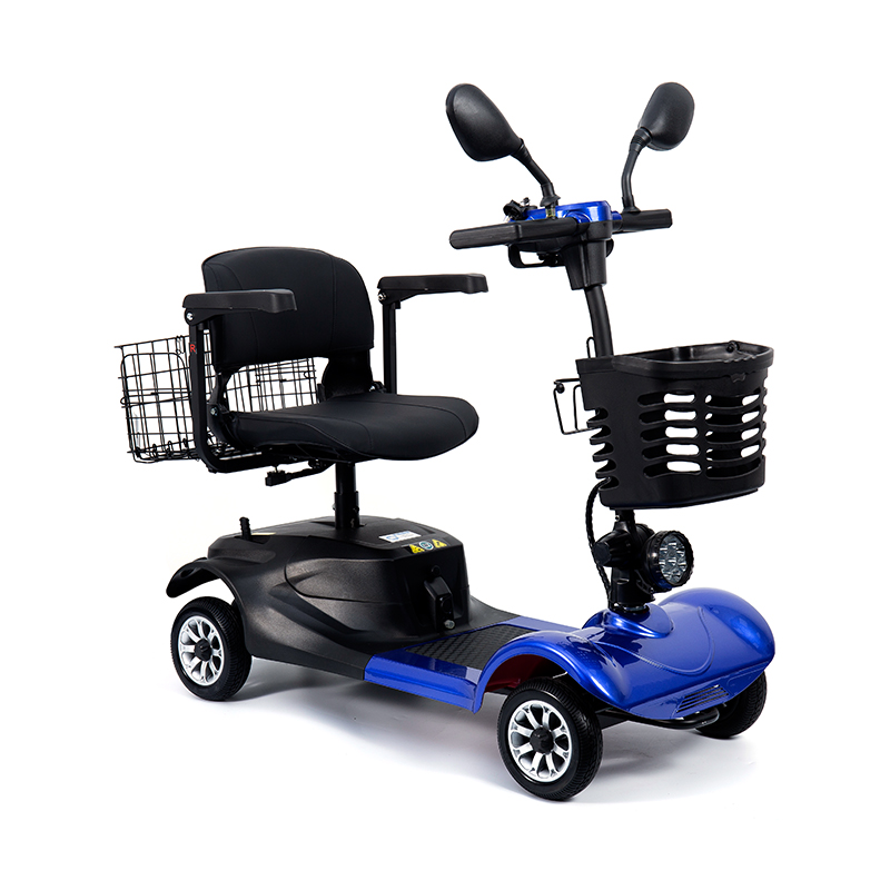 YL-08S Heavy-Duty 4 Wheel Folding Mobility Scooter with 12°Climbing Capacity
