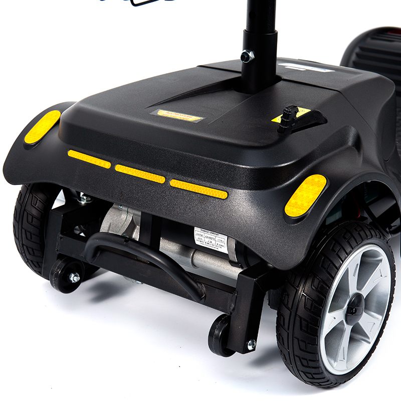 YL-07 4 Wheel Travel Foldable Electric Powered Mobility Scooter with Basket