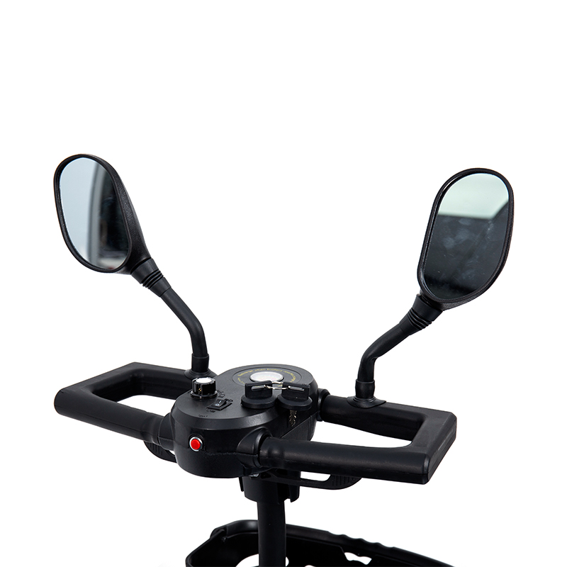 YL-07 4 Wheel Travel Foldable Electric Powered Mobility Scooter with Basket