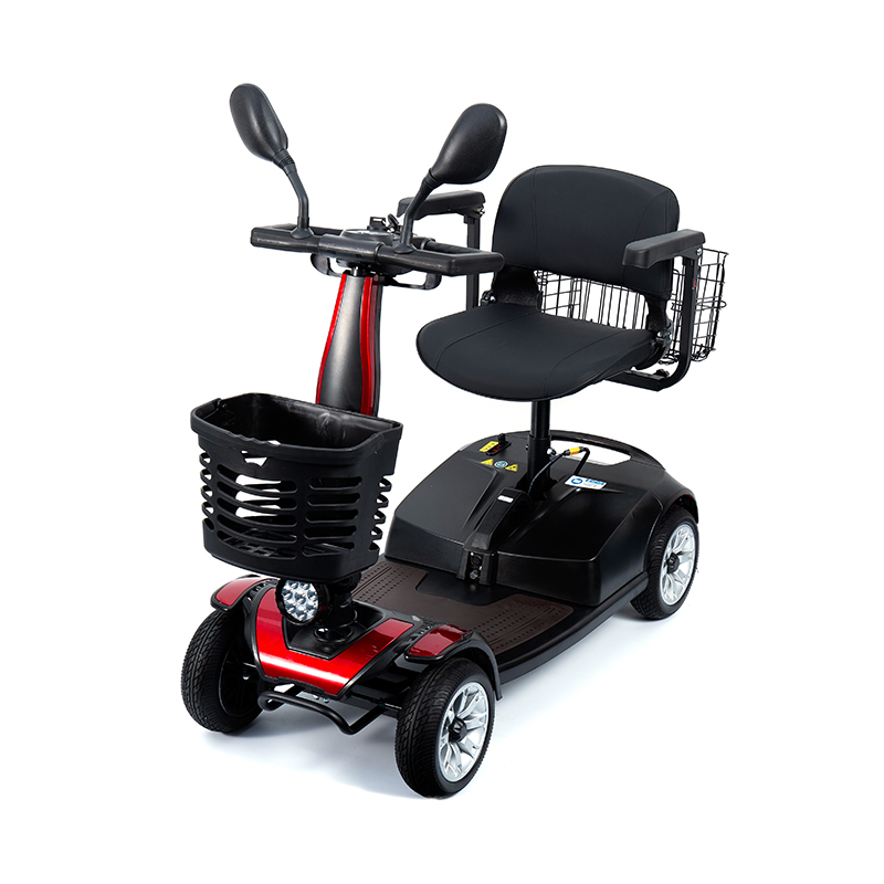 YL-01S 4 Wheel Portable Folding Motorized Mobility Scooter for Elderly