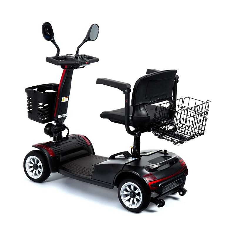 YL-01S 4 Wheel Portable Folding Motorized Mobility Scooter for Elderly