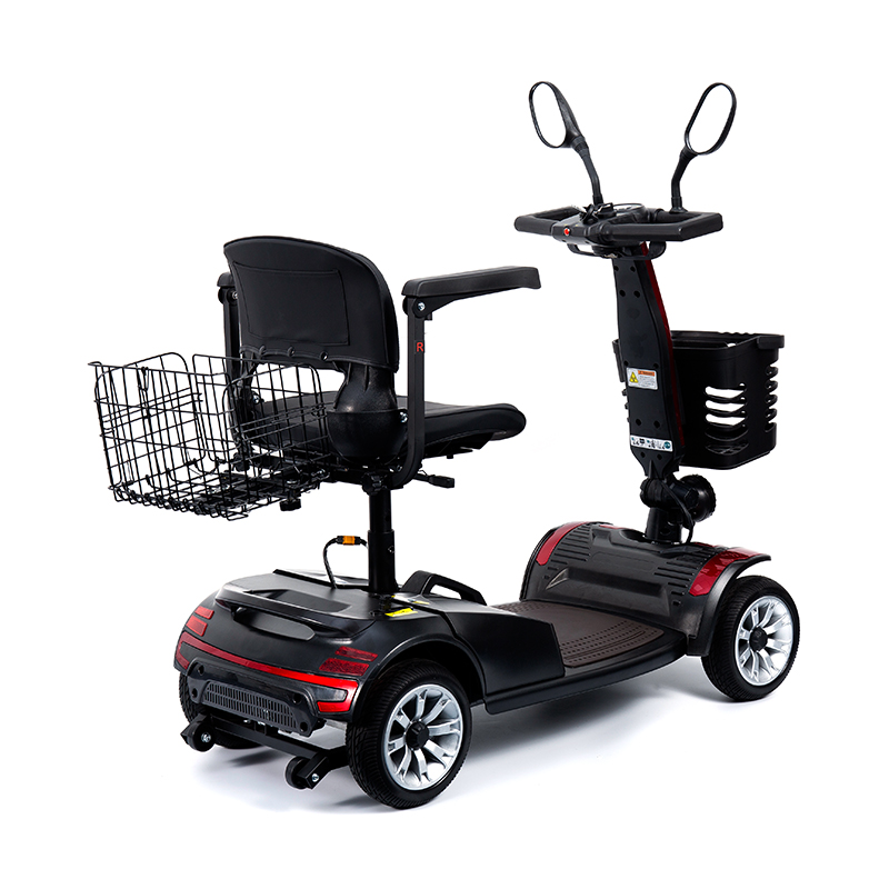 YL-01S 4 Wheel Portable Folding Motorized Mobility Scooter for Elderly