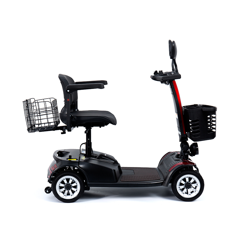 YL-01S 4 Wheel Portable Folding Motorized Mobility Scooter for Elderly