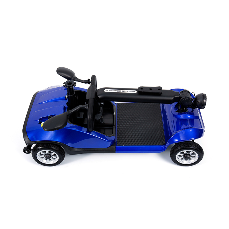 YL-09B Folding 4-Wheel Lightweight Mobility Scooter with Basket