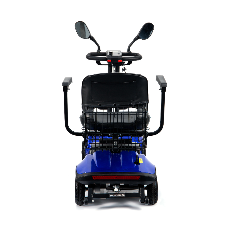 YL-09B Folding 4-Wheel Lightweight Mobility Scooter with Basket
