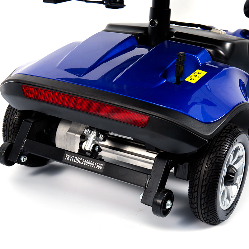 YL-09B Folding 4-Wheel Lightweight Mobility Scooter with Basket