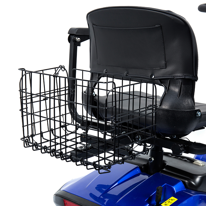 YL-09B Folding 4-Wheel Lightweight Mobility Scooter with Basket