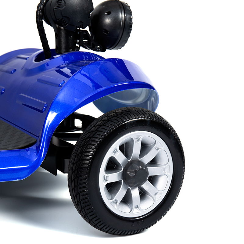 YL-09B Folding 4-Wheel Lightweight Mobility Scooter with Basket