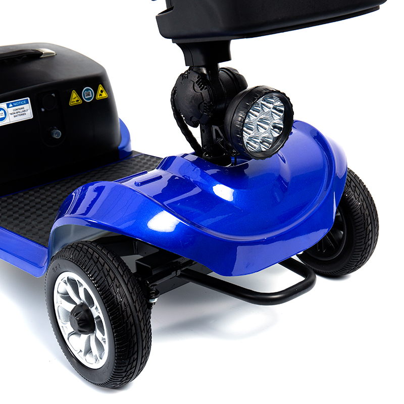 YL-09B Folding 4-Wheel Lightweight Mobility Scooter with Basket