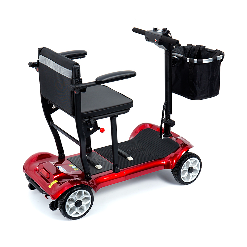 YL-985 4 Wheels Folding Battery Powered Electric Transportation Scooter