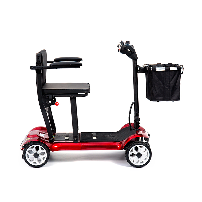 YL-985 4 Wheels Folding Battery Powered Electric Transportation Scooter