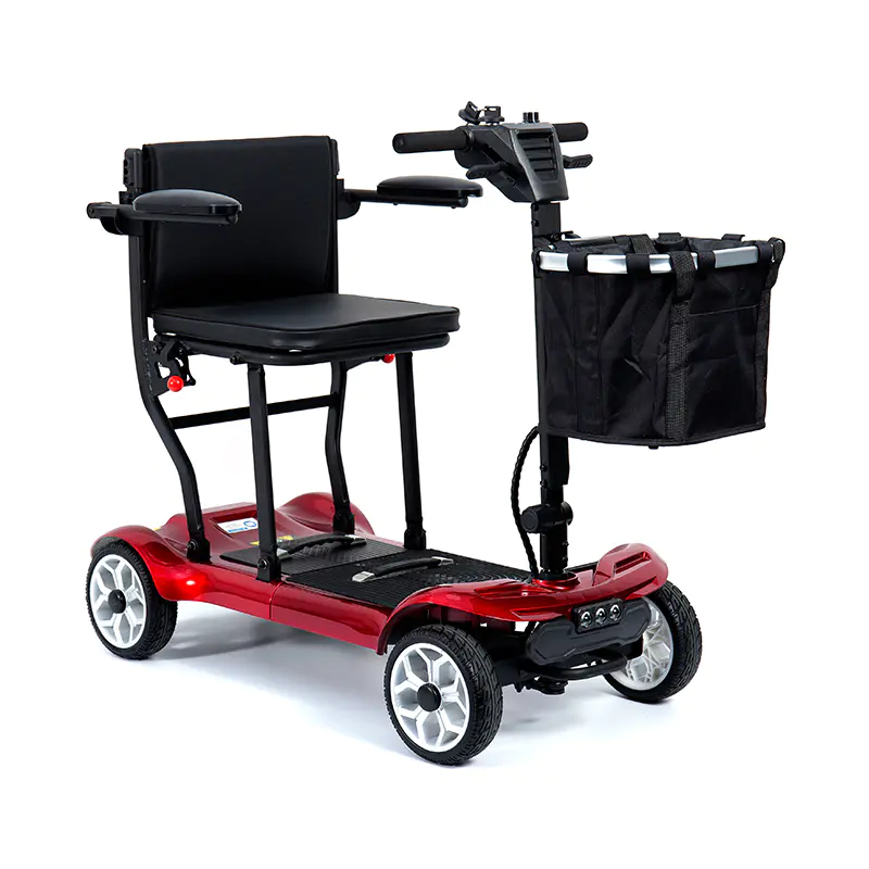 YL-985 4 Wheels Folding Battery Powered Electric Transportation Scooter