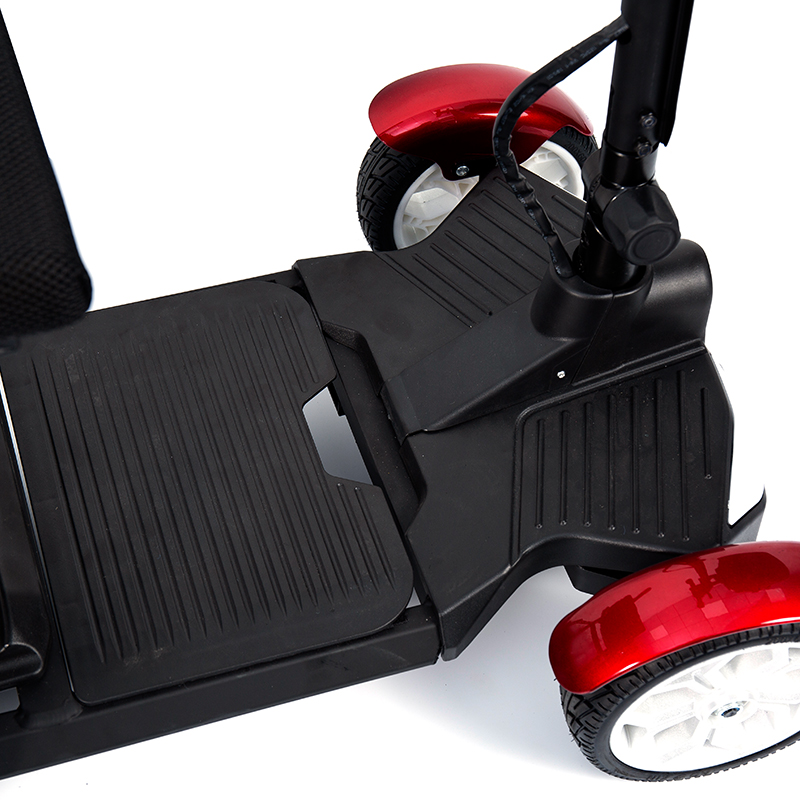 YL-211A 4 Wheels Tourist Electric Scooter for Seniors with LED Headlight, Basket