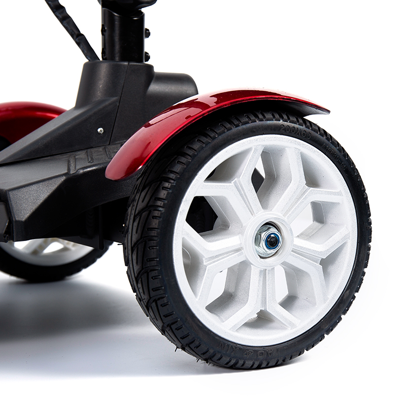 YL-211A 4 Wheels Tourist Electric Scooter for Seniors with LED Headlight, Basket