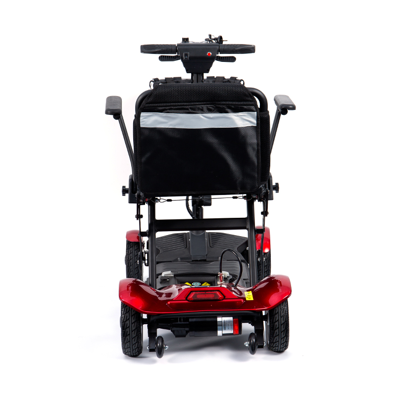 YL-211A 4 Wheels Tourist Electric Scooter for Seniors with LED Headlight, Basket