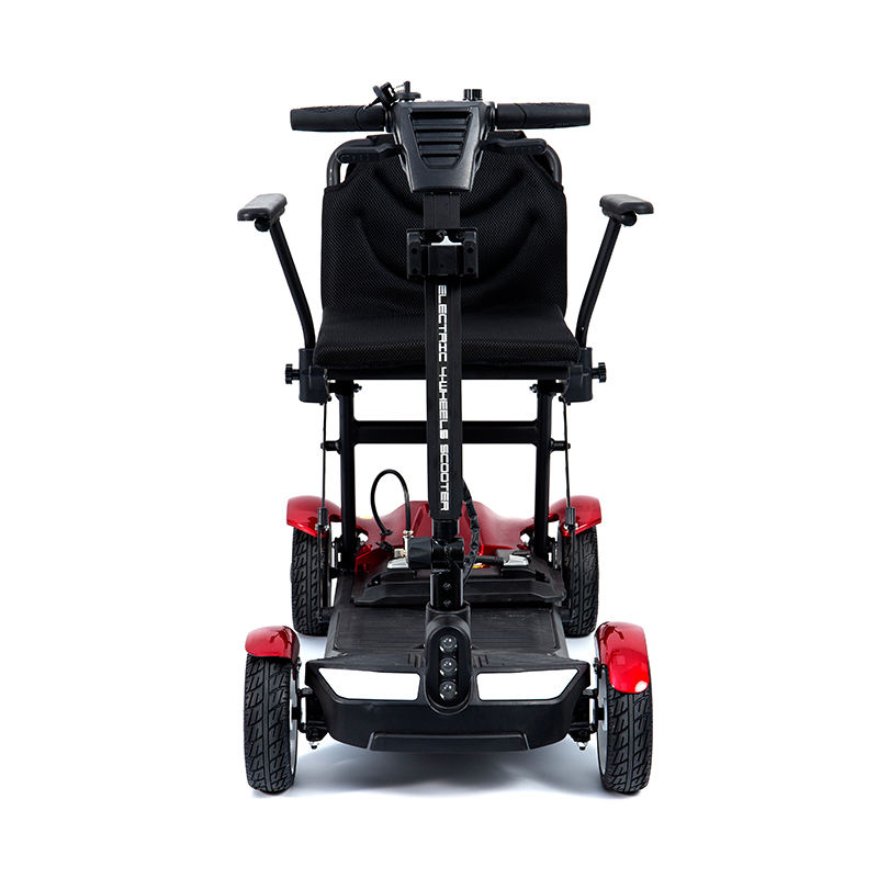 YL-211A 4 Wheels Tourist Electric Scooter for Seniors with LED Headlight, Basket