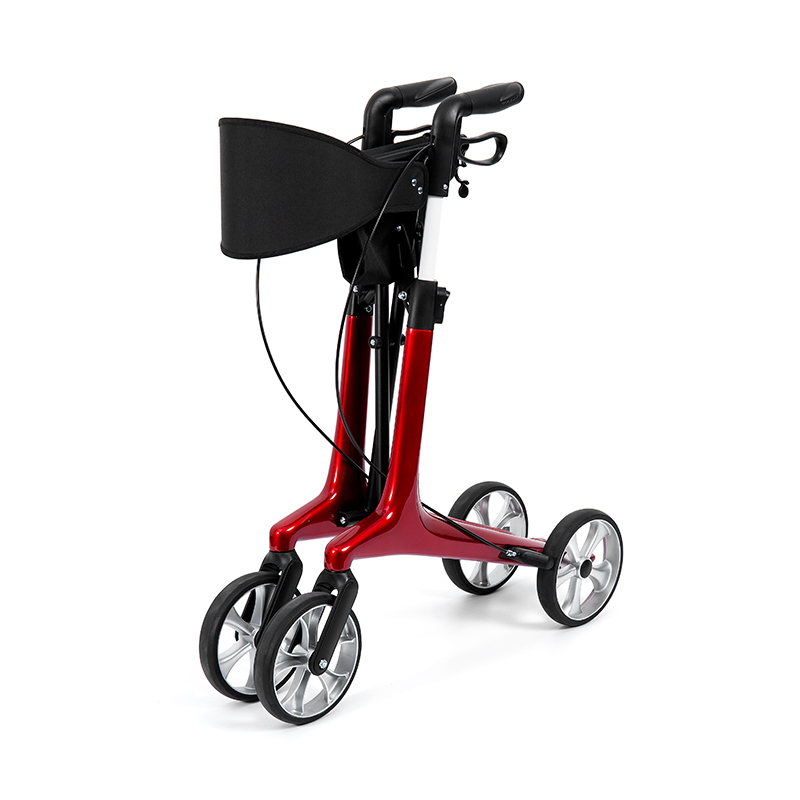 HES-R306 Lightweight Rollator  – Foldable, TPR Wheels, Adjustable, 150kg Weight Capacity