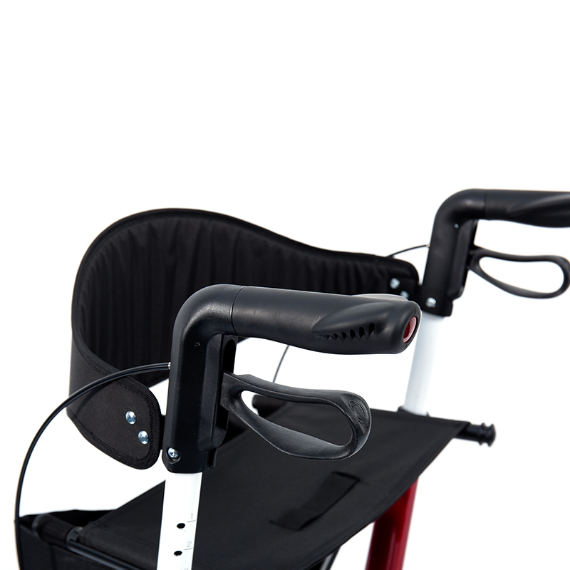 HES-R306 Lightweight Rollator  – Foldable, TPR Wheels, Adjustable, 150kg Weight Capacity