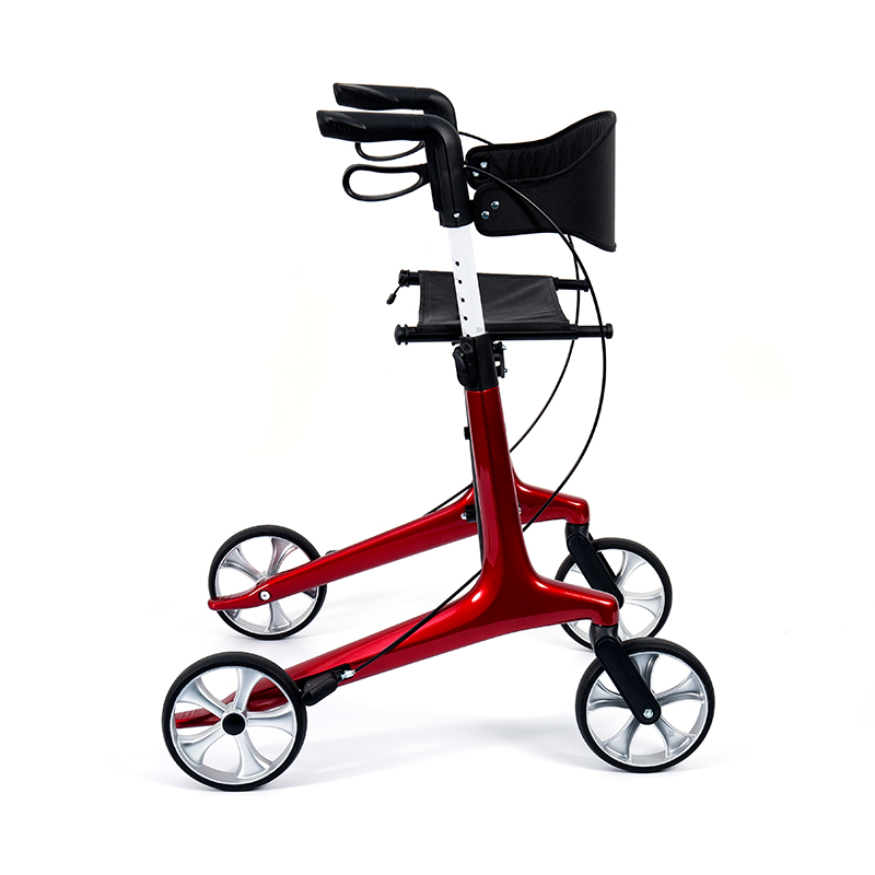 HES-R306 Lightweight Rollator  – Foldable, TPR Wheels, Adjustable, 150kg Weight Capacity