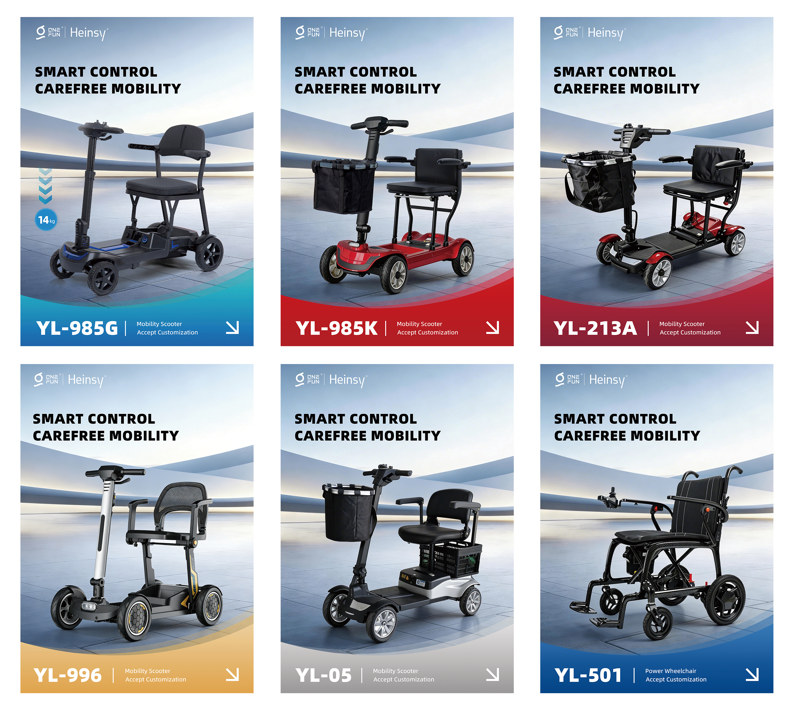 Heinsy Unveils Brand-New Electric Mobility Scooters at the 93rd CMEF